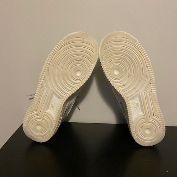 Nike Air Force 1 3M Summit White Size 5.5 - Picture 4 of 9
